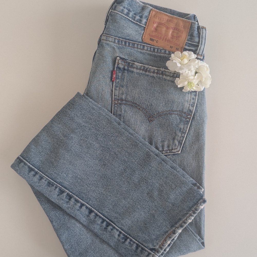 Levi's Blue Straight Leg Jeans Classic Style